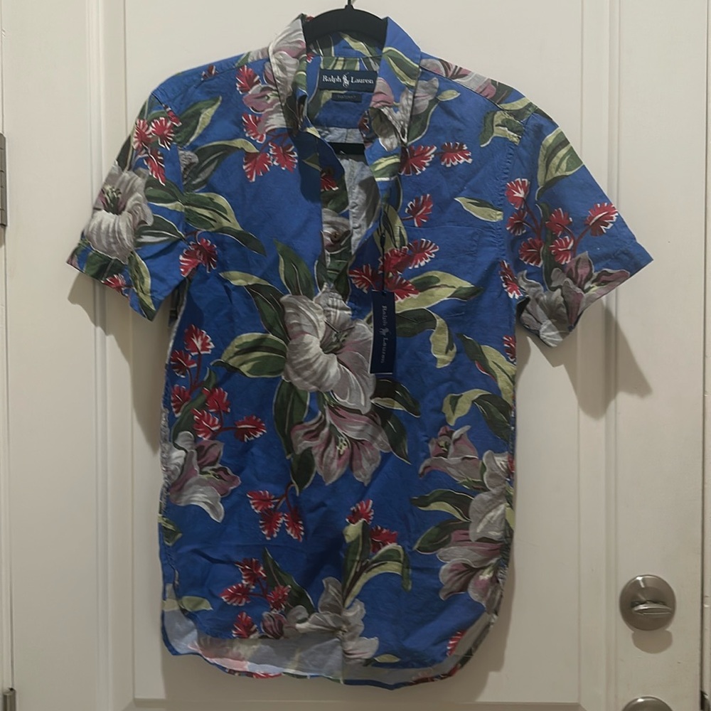 BRAND NEW Ralph Lauren MENS Mainstreet XS linen shirt. Perfect!